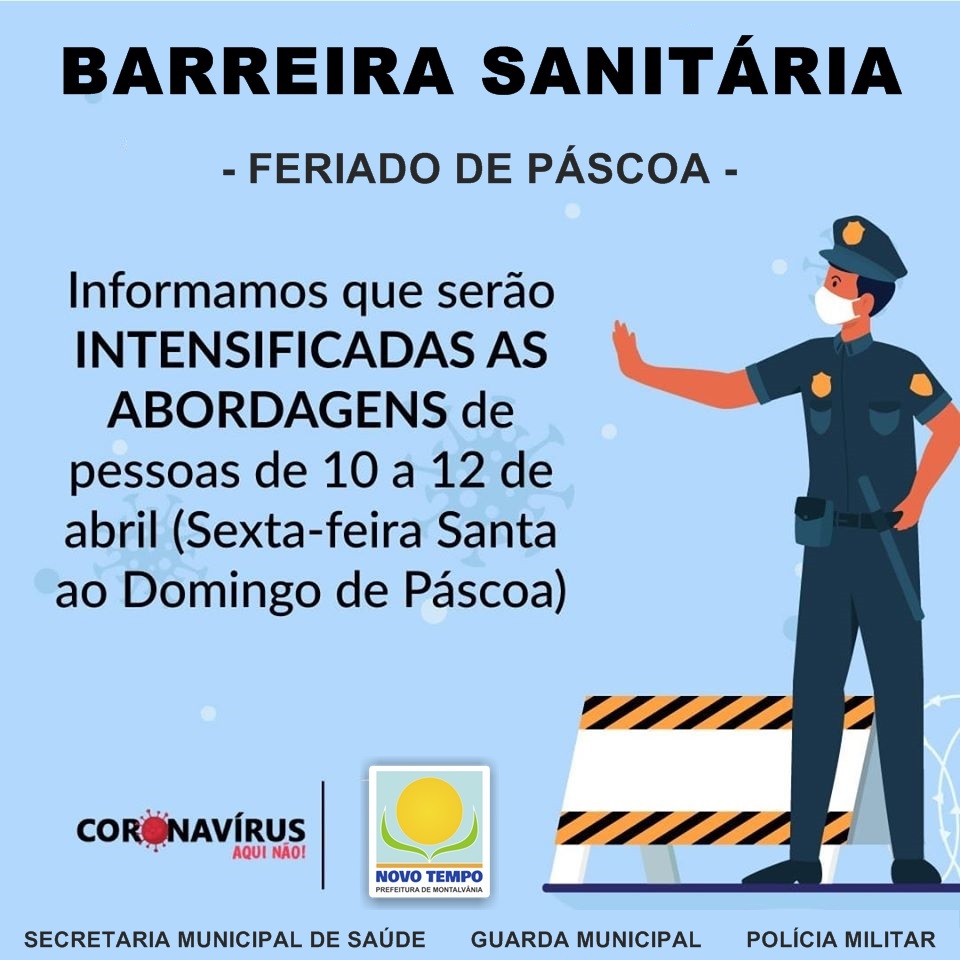 Barreira Sanitária Páscoa